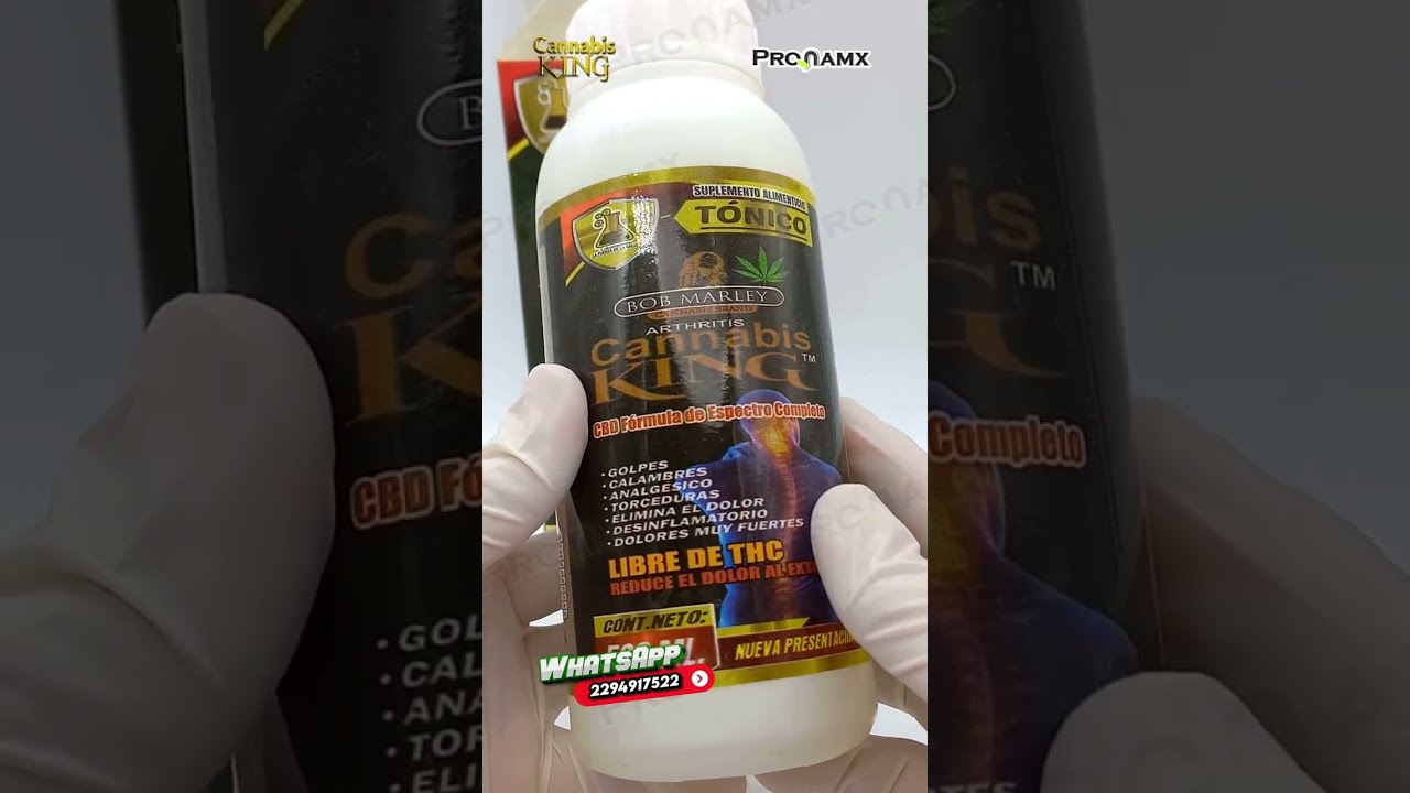 NUEVO Cannabis King Artritis T&oacute;nico de 500 ml | Productos Naturistas para Articulaciones