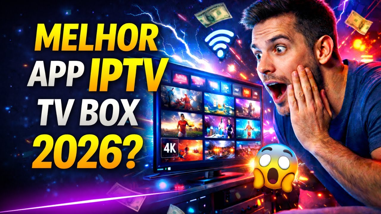 MELHOR APP IPTV PARA TV BOX EM 2026? Testei e Me Surpreendi!