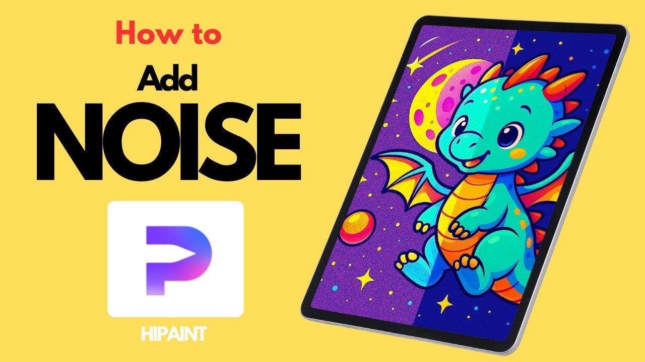 How to add Noise in Hipaint | How to add noise to artwork | Beginners Hipaint tutorial 