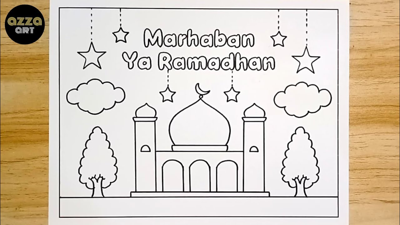 BAGUS BANGET‼️ CARA MEMBUAT POSTER PAWAI RAMADHAN 2026 🔴 MENGGAMBAR POSTER RAMADHAN 2026