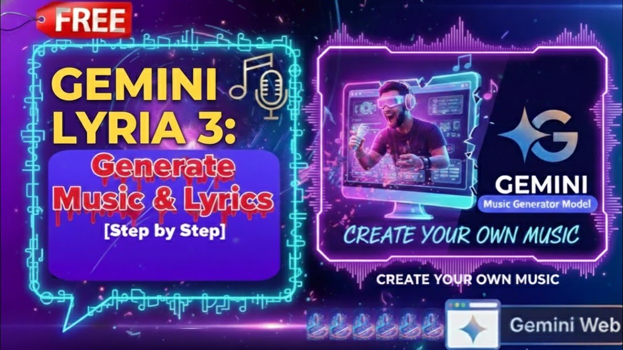 Gemini Lyria 3: Create Full AI Songs & Lyrics in Gemini Web| Gemini Music Generation |KeshavTechy