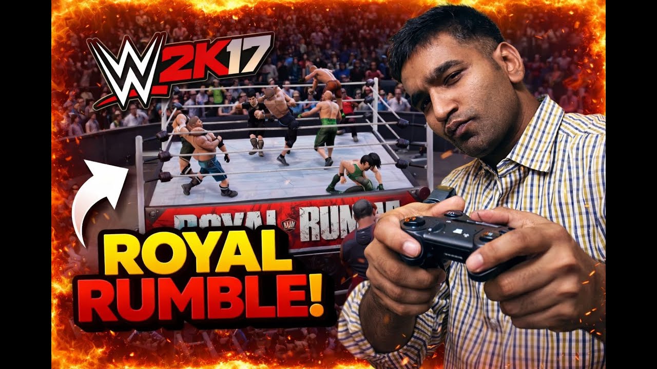 RIZZHUB IS LIVE- RIZZHUB PLAYS WWE 2K17 -ROYAL RUMBLE