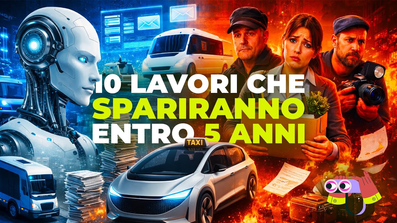 10 LAVORI CHE SPARIRANNO ENTRO IL 2030 😨💼