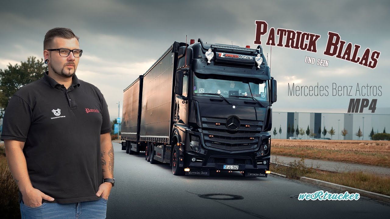 Patrick Bialas und sein Mercedes Benz Actros MP4