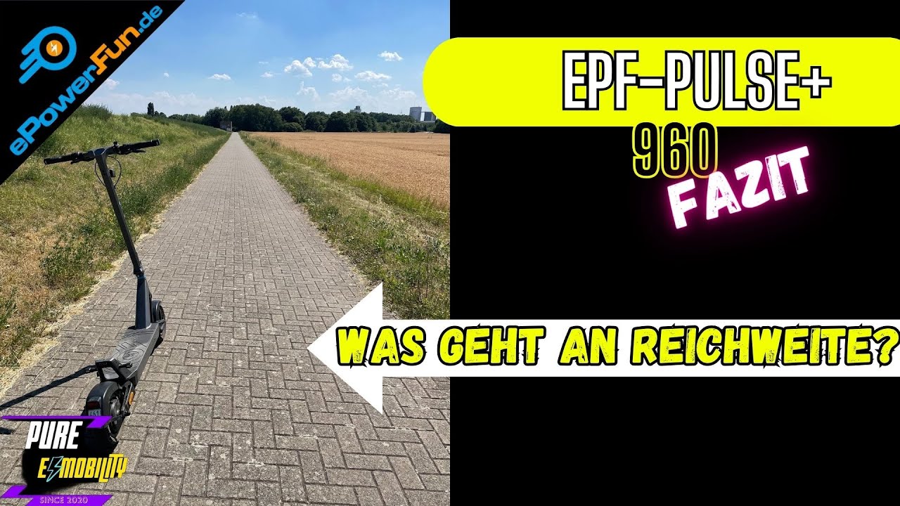 Top E-Scooter ePF Pulse Plus │ Unser Fazit & Reichweite getestet