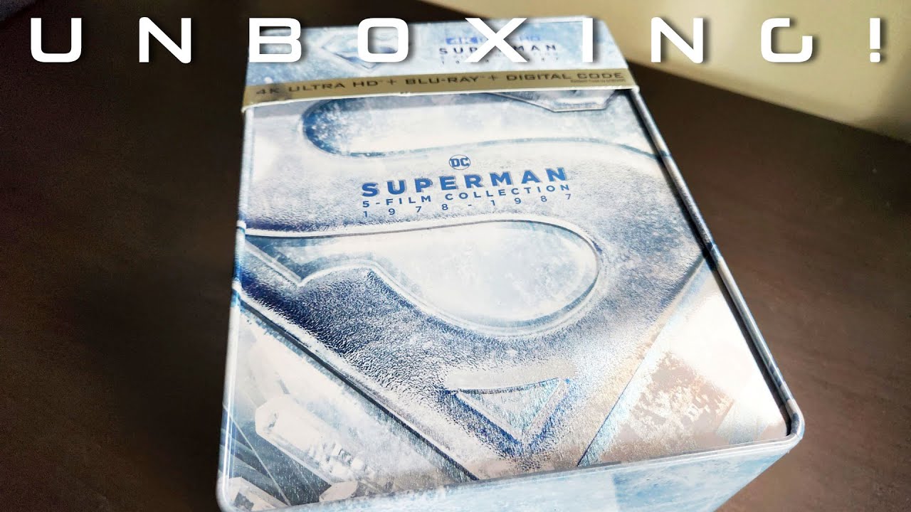 Superman 5-Film 4K Steelbook Collection Unboxing