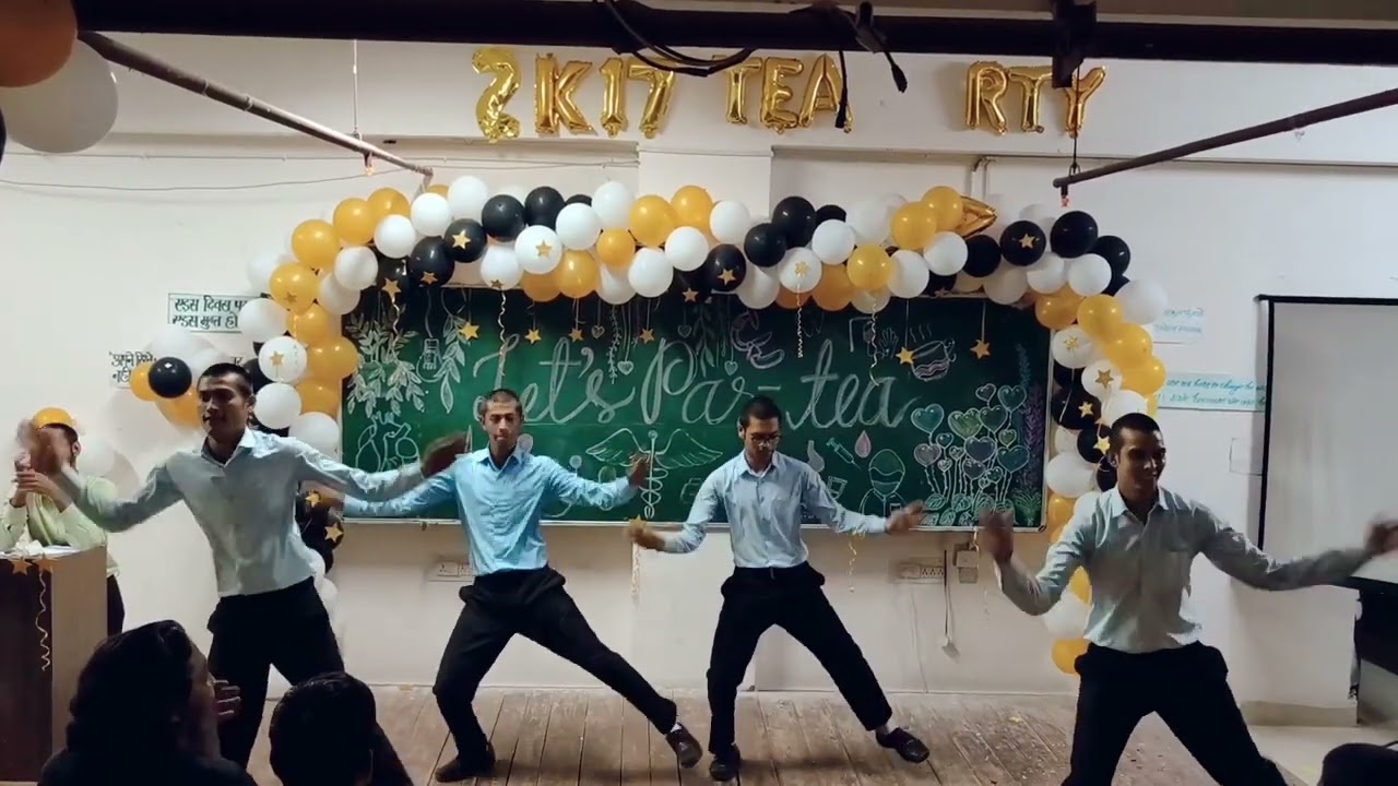 Batch 2022 Boys Dance 🕺|| Tea party 2k17 Batch|| GMC Jagdalpur||