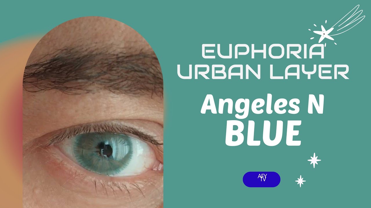 Euphoria Urban Layer Lens - Angeles N Blue #renklilens #urbanlayer