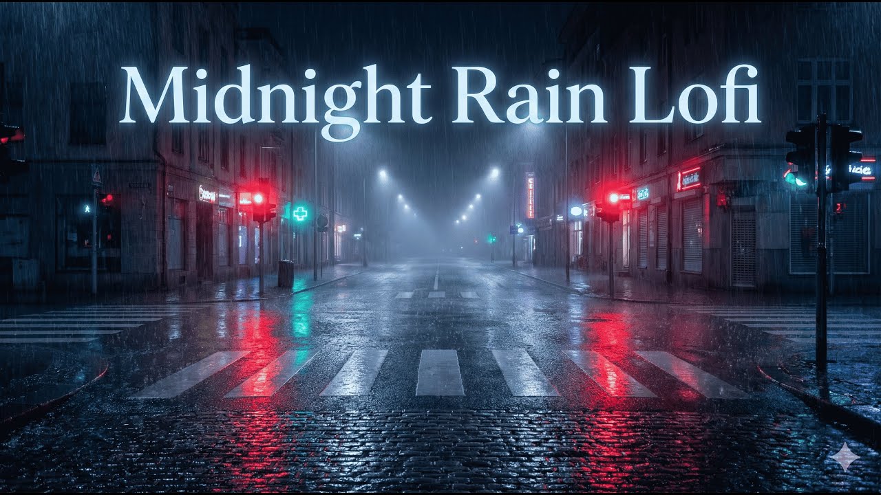 Midnight Rain Lofi – Late Night City Rain Beats for Deep Focus & Relaxation 🌧️🌙