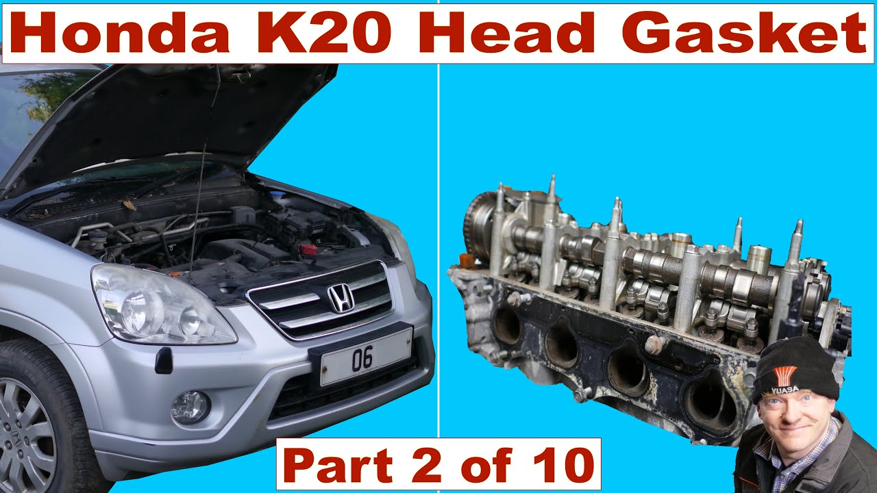 Part 2 - Honda CRV 2 litre K20 A4 Head Gasket Repair #hondacrv #k20 #k24 #crv