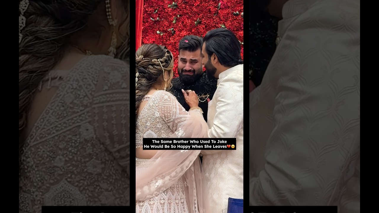 Bhai-Bhen Ka Pyaar❤️🥺 Vidaii😭 #swatimonga #rajatswati #bhaibhen #viral #youtubeshorts #vidai