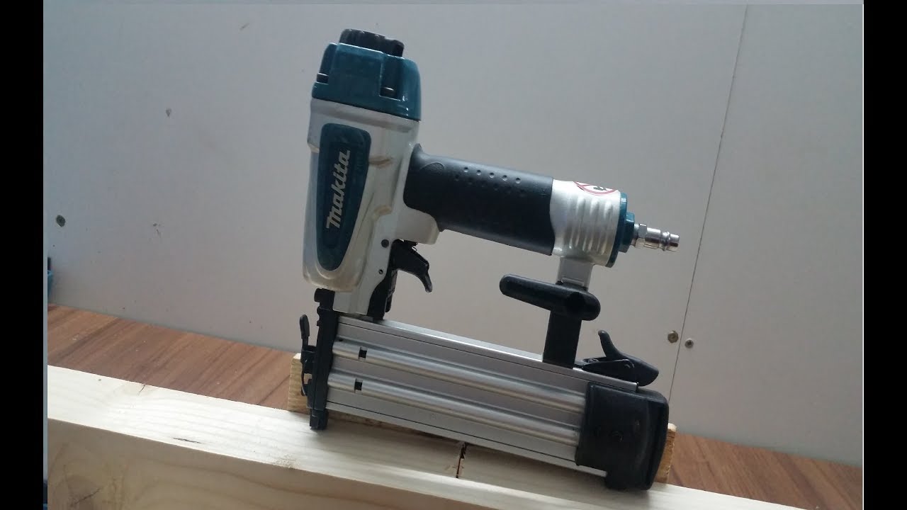 Makita  AF505  / AF505N  Brad Nailer  - How To Use A Nail Gun/ Woodworking- tool review