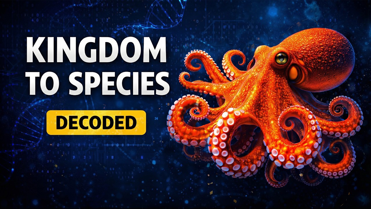Full Octopus Classification: From Kingdom to Species! 🐙