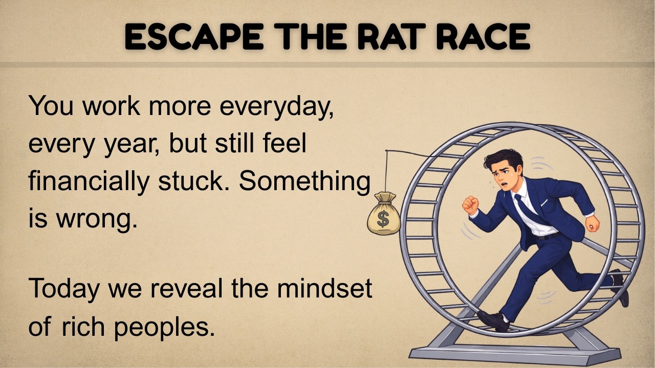 Break the Poor Mindset | Summary of rich dad poor dad | Improve English