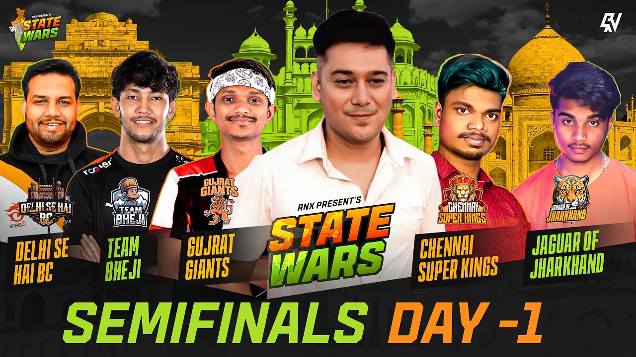 The State Wars | Semi Finals #rockyrdxlive #freefire #nonstopgaming