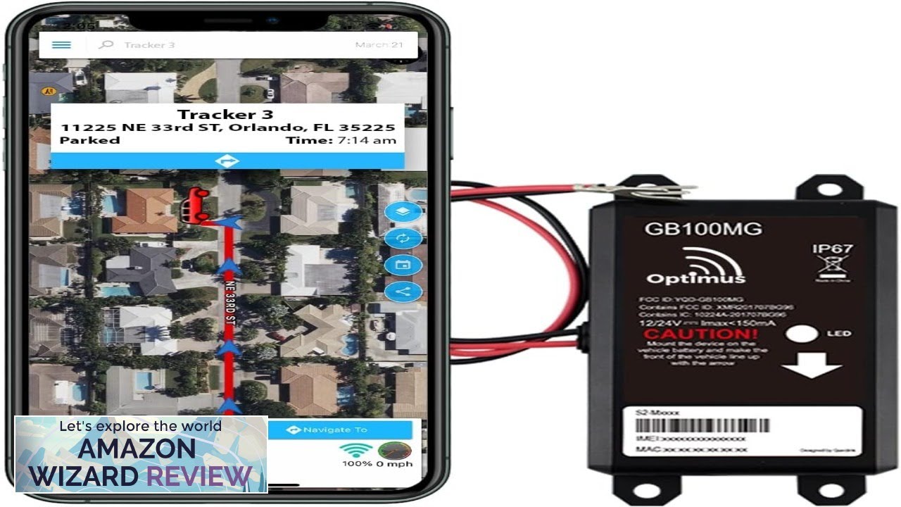 Optimus GB130M GPS Tracker for Vehicles Easy Installation on Car's Battery Review