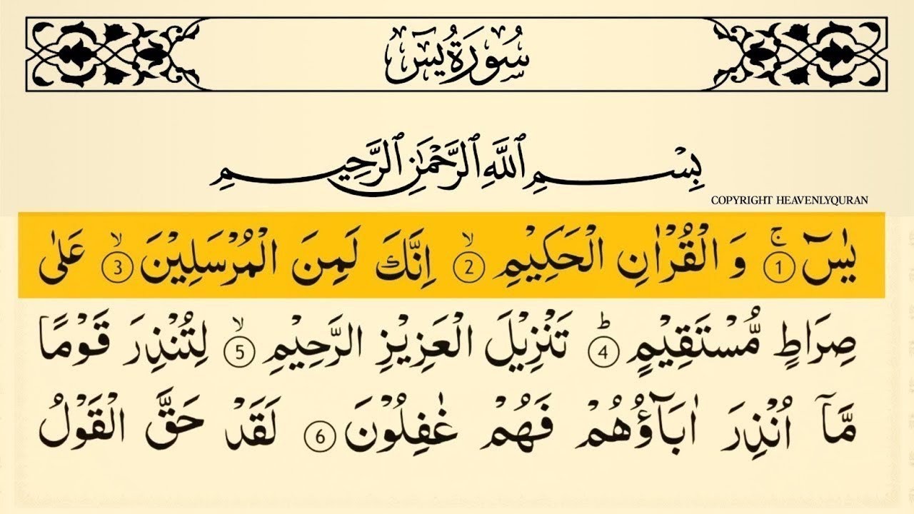 Surah Yasin (Yaseen) Full With Arabic Text | Sheikh Al Aql | Ep - 004 #surahyaseen