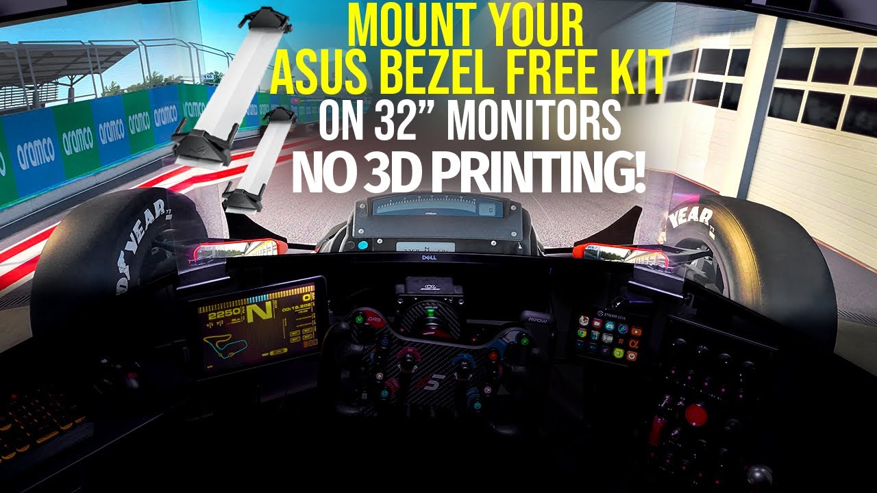 I mounted the Asus Bezel Free Kit on 32