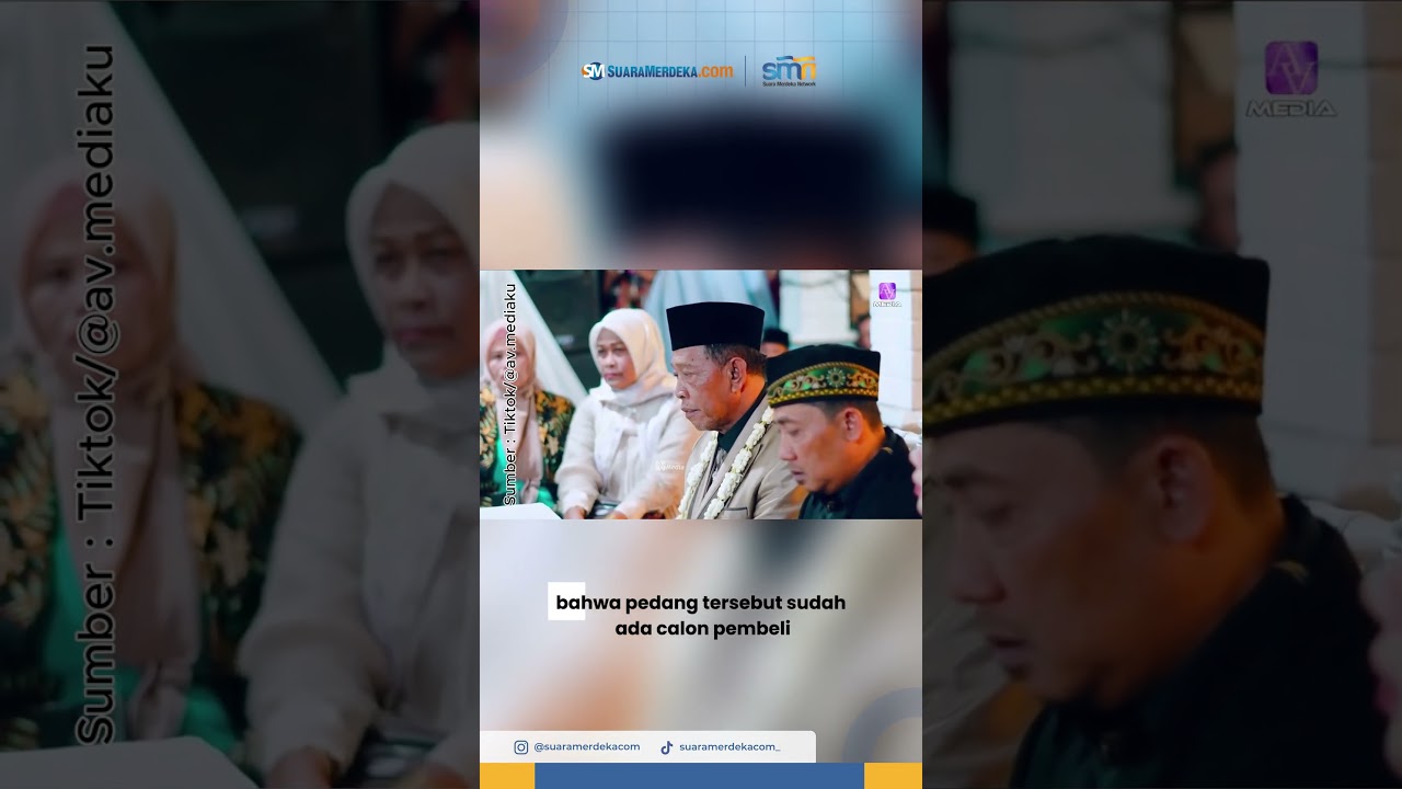 Viral Pernikahan Mahar 3M, Ternyata Kakek Tarman Pernah Divonis atas Kasus Penipuan Samurai!