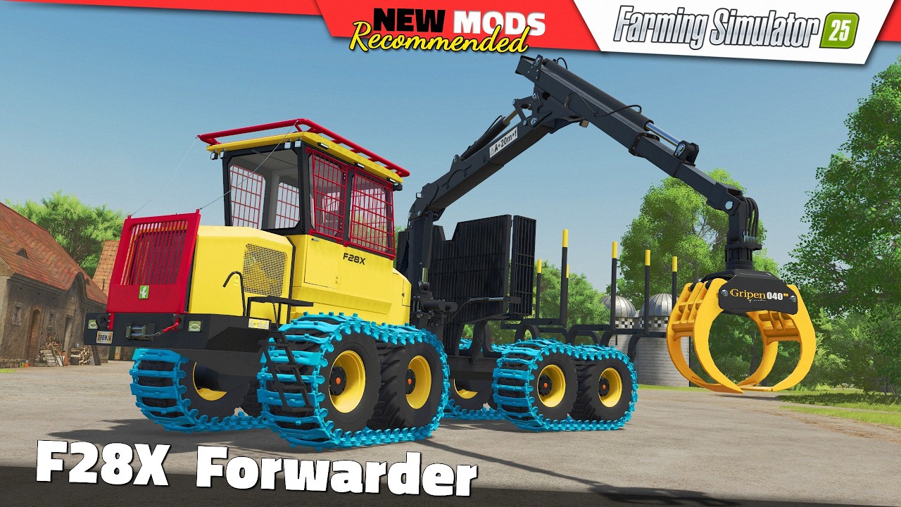 FS25 | F28X Forwarder - Farming Simulator 25 Mods Review QHD