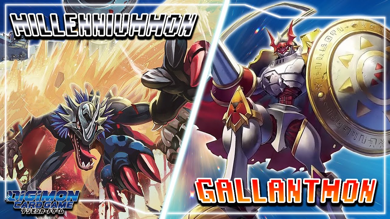 Digimon Card Game : Millenniummon (Black) VS Gallantmon (Red)