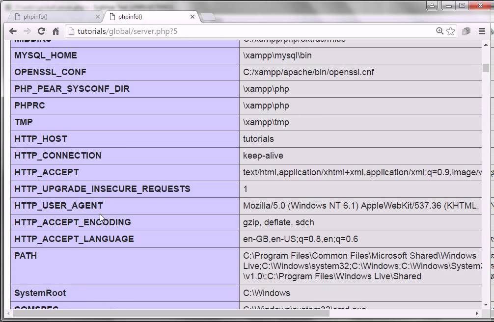 $_SERVER in PHP