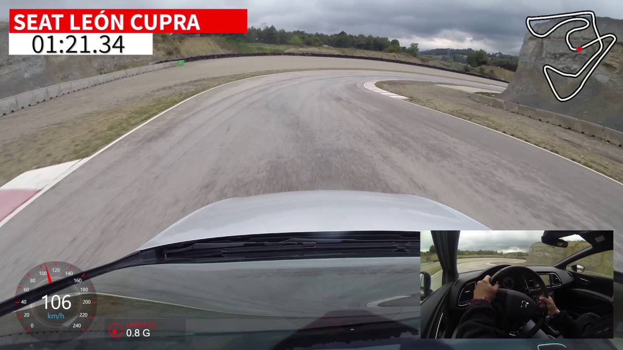 Seat León Cupra / Vuelta rápida Circuito de Castellolí / Comparativa 