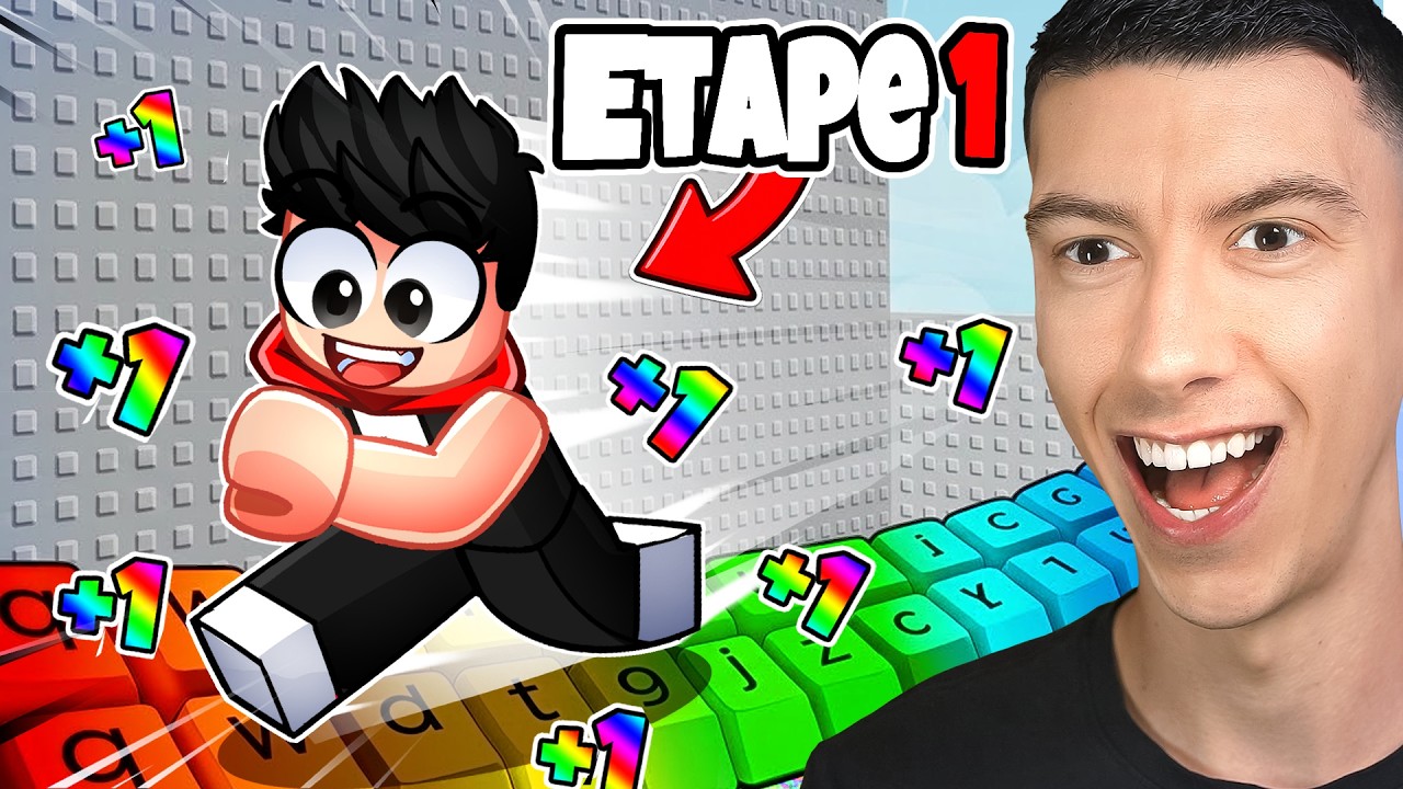 +1 de VITESSE CHAQUE SECONDE pour le CLAVIER ASMR DE ROBLOX
