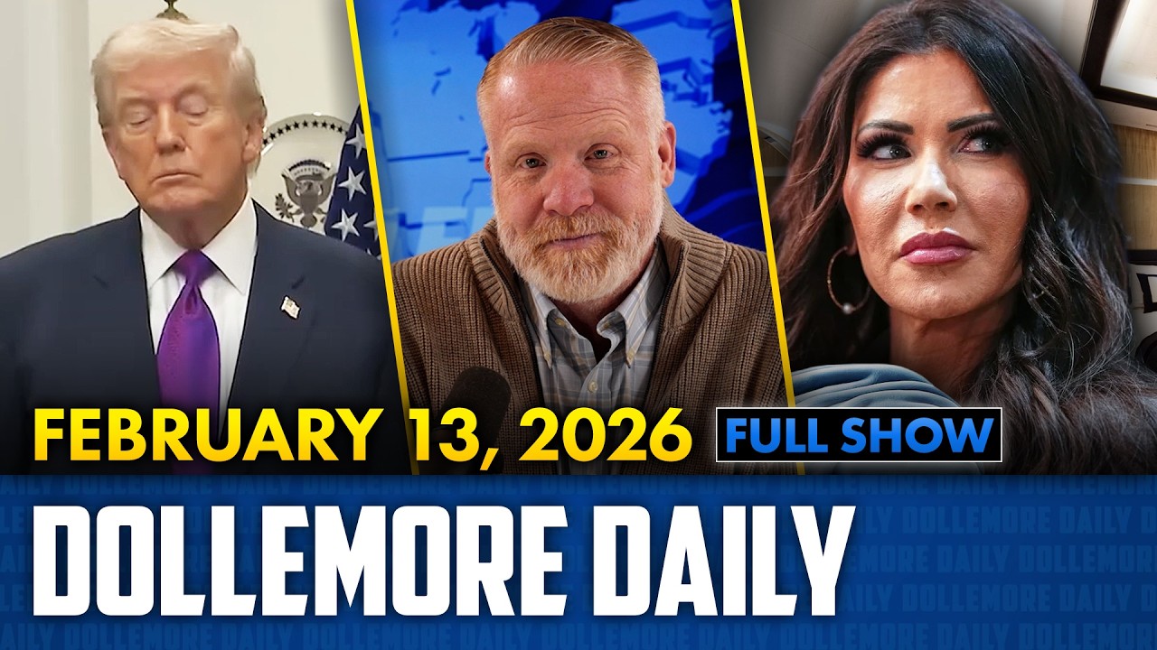 TRUMP FALLS ASLEEP STANDING UP – Noem & Lewandowski HAVE BEDROOM ON THEIR GOV JET – Feb 13, 2026