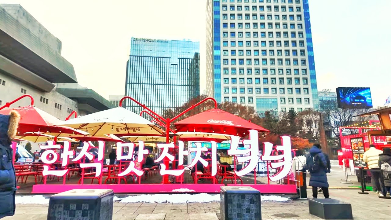 [4K] Seoul-Korea-Winter Walk in Seoul 4K