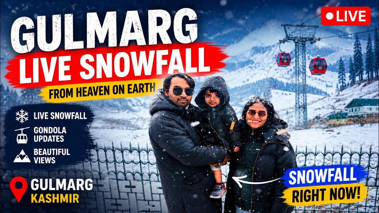 Kashmir in Heavy Snowfall |Gulmarg 2026 |Best Snow Destination in India |India's Winter Wonderland