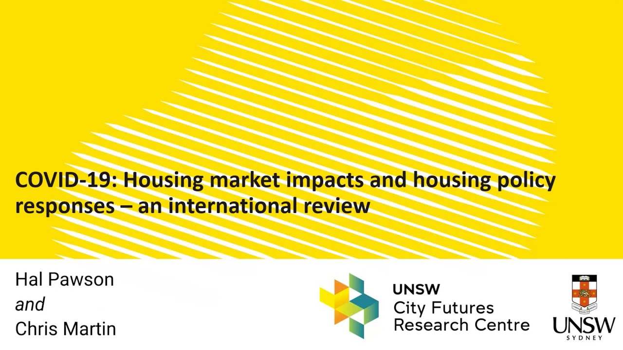 COVID-19: Housing market impacts and housing policy responses – an international review