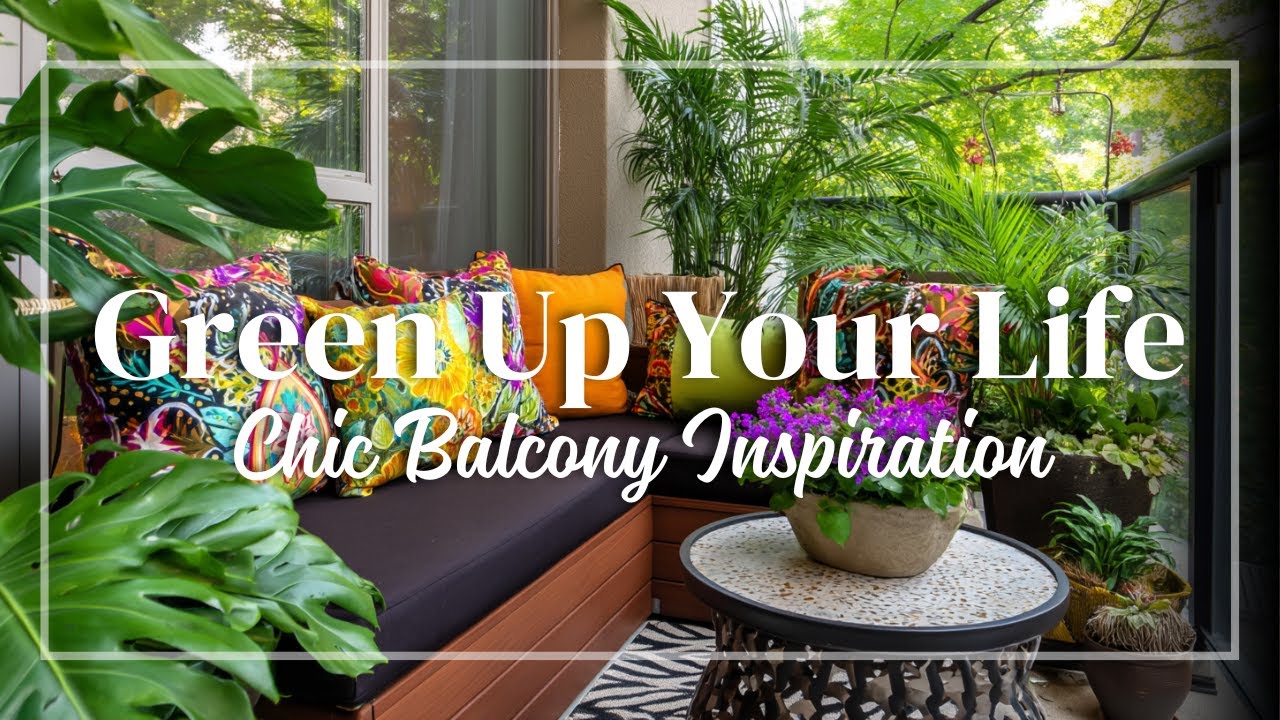 Urban Balcony Oasis Ideas for Small Homes 🌆🪴 | Chic, Green & Relaxing Outdoor Spots