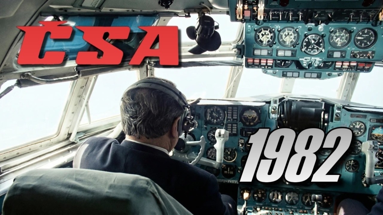 Leteck&aacute; doprava v roce 1982 - ČSA - IL62