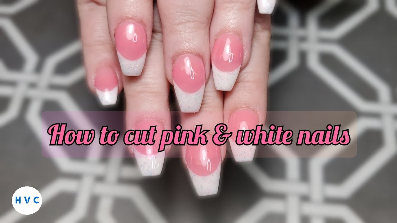 How to cut pink and white  nails @HenryVoChannel | c&aacute;ch cắt pink and white nail