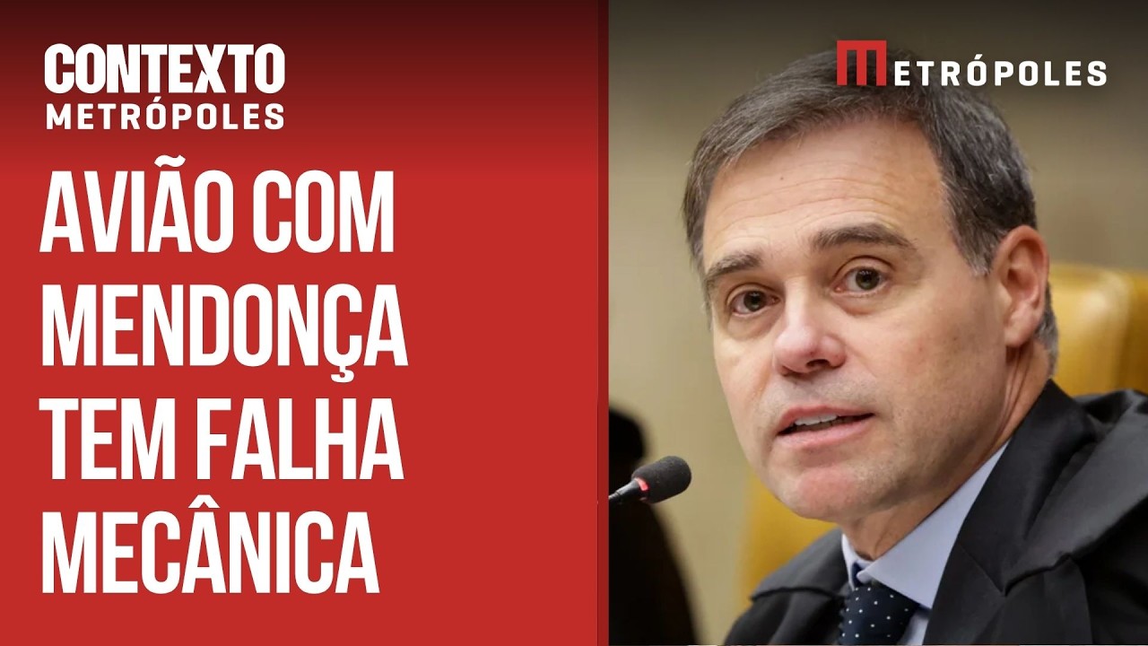 Avião com André Mendonça tem decolagem abortada após falha mecânica