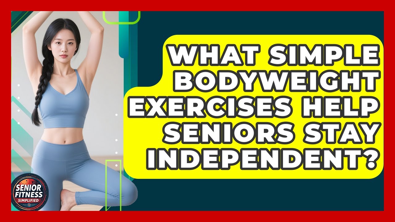 What Simple Bodyweight Exercises Help Seniors Stay Independent? - Senior Fitness Simplified