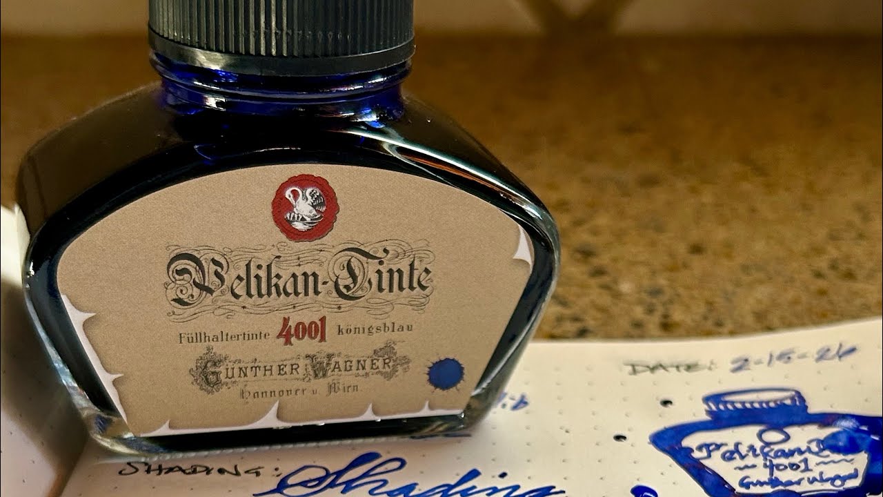 Исторические чернила Pelican Royal Blue 4001