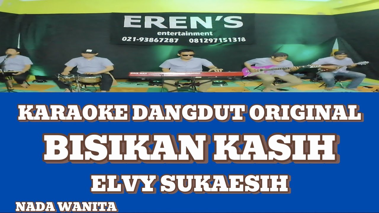 BISIKAN KASIH KARAOKE DANGDUT COVER NADA WANITA