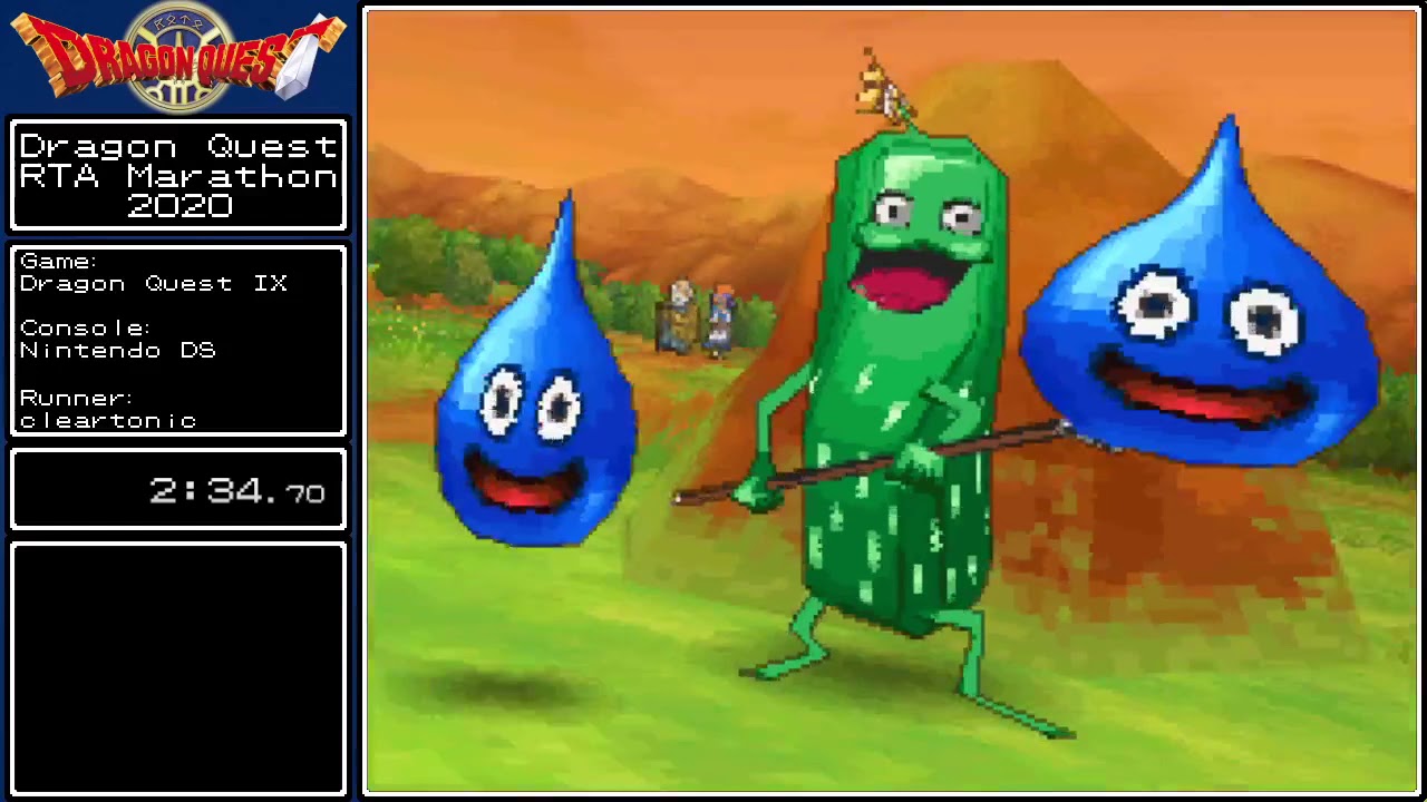 Dragon Quest RTA Marathon 2020 - Dragon Quest IX by cleartonic