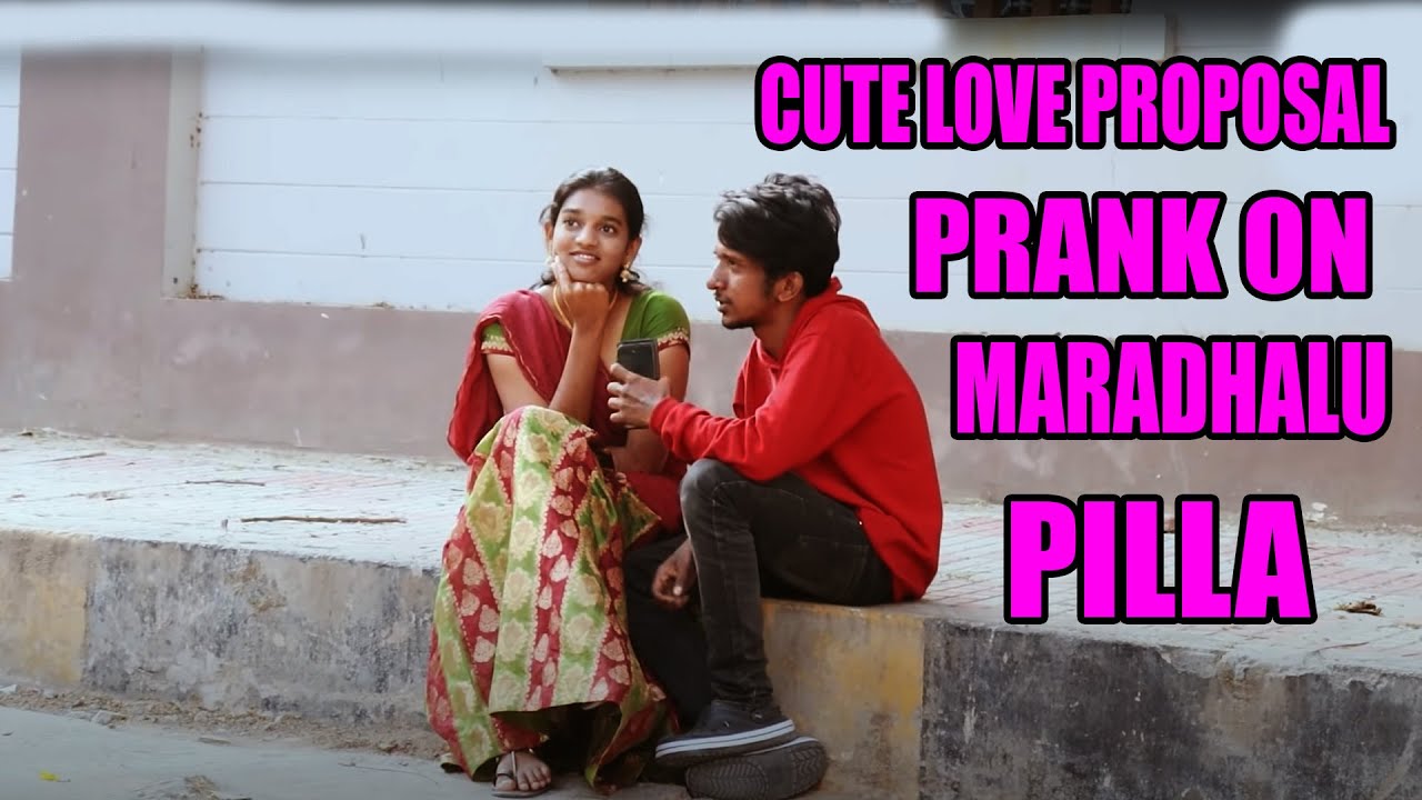 Best love proposal prank on Maradhalu Pilla | Mana Adda| Mr Mani Pranks