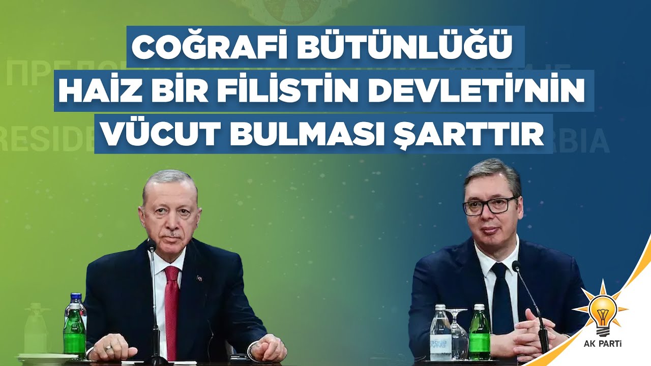#CANLI Cumhurbaşkanımız Sırbistan Cumhurbaşkanı Aleksandar Vucic ile Ortak Basın Toplantısı'nda