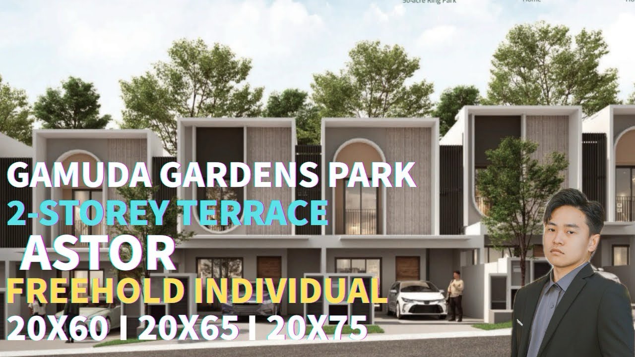 Double Storey Terrace Astor Gardens Park by Gamuda Land