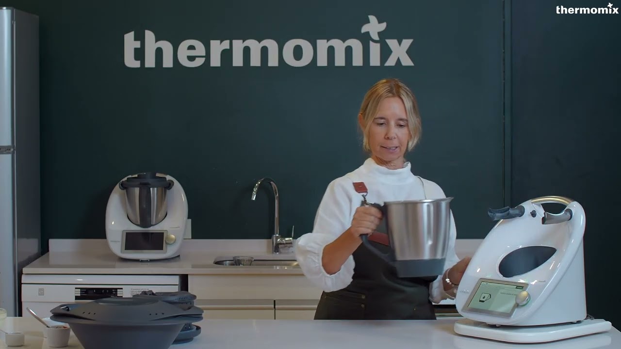 Receta Salmón y arroz basmati con crema eneldo - Clase Varoma Thermomix
