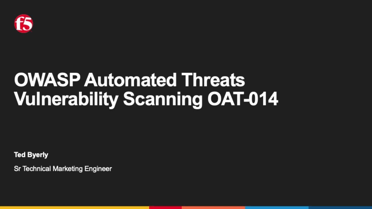 Vulnerability Scanning for Bad Bots &ndash; OWASP OAT- 014