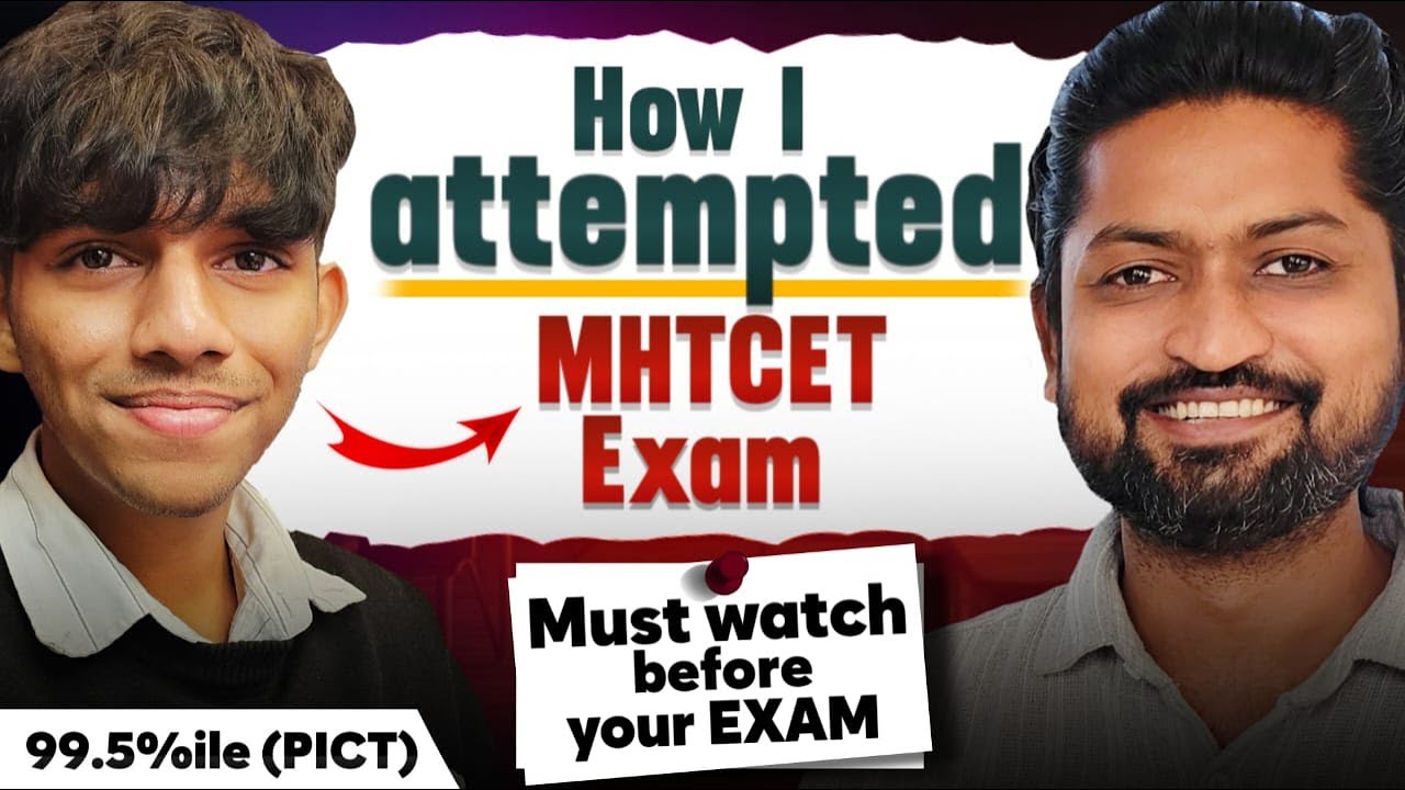 How I Approached MHT CET QUESTION PAPER | GanitAnk | MHTCET 2025 | Ankush sir #mhtcet2025 #podcast