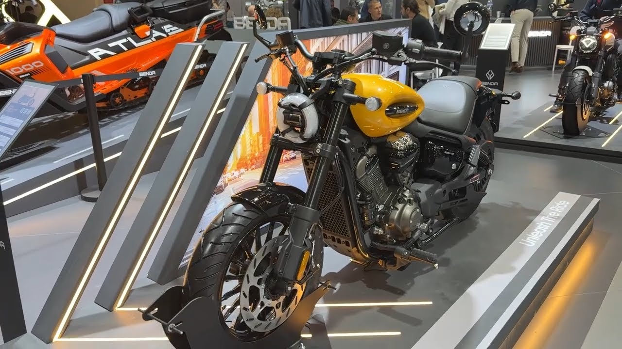 New Benda Chinchilla 350 CVT Neo (2026) – The First Automatic V-Twin Cruiser! | Walkaround (EICMA)