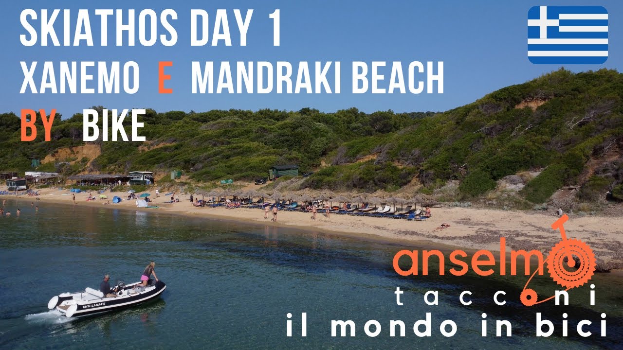 La meravigliosa isola di Skiathos. In e-bike a Xanemo Beach e Mandraki Beach.