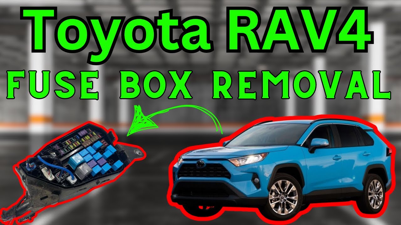 Снятие блока предохранителей Toyota RAV4 2019-2023 (разборка)