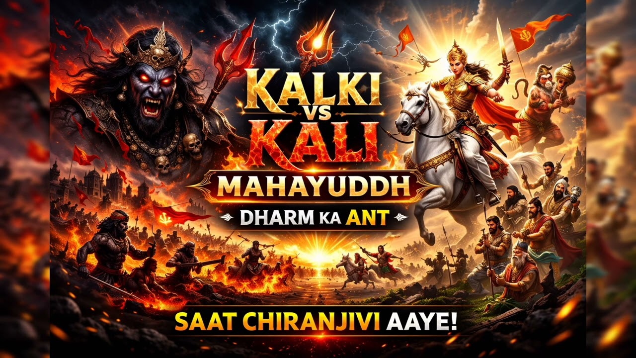 KALKI vs KALI ⚔️ | Kalyug Ka Ant | Saat Chiranjeevi Aaye 🔥 | Epic Dharmik Rap 2026